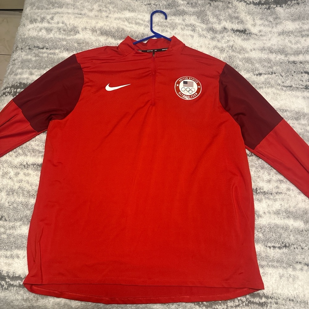 Nike Red Long Sleeve Shirt
